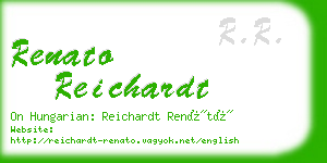 renato reichardt business card